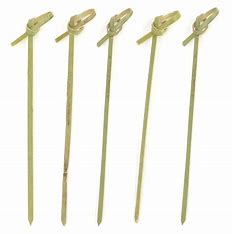 BAMBOO 4.7" SKEWER KNOTTED 10 X 100PCS