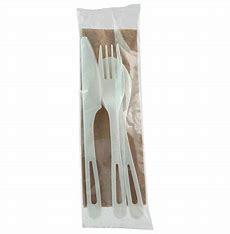 CUTLERY KIT COMPOSTABLE HEAVY K,F,,S,N WRAPPED 500PCS