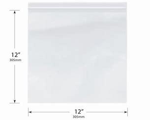 BAG ZIPLOCK 12X12 1000PCS