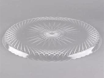 CATERING TRAY PLASTIC CLEAR 18" 50PCS