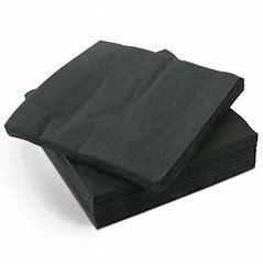 BLACK BEVERAGE NAPKIN 2-PLY 20 X 50 - 1000PCS