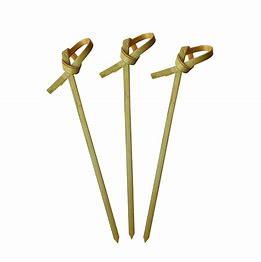 BAMBOO 3.5" SKEWER KNOTTED 10 X 100PCS
