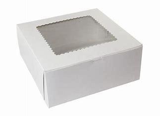 CAKE BOX 12X12X5 WITH WINDOW 100PCS