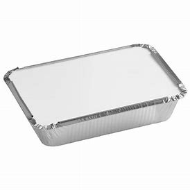 ALUMINUM CONTAINER LID 2.25LB FLAT 500PCS