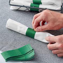 NAPKIN BAND HUNTER GREEN 1.5inX4.25in 2000 EA