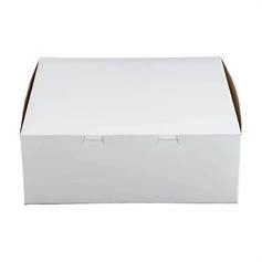CAKE BOX 10X10X3.5 100PCS