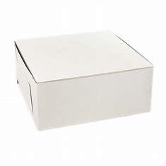 CAKE BOX 8X8X2.5 250PCS