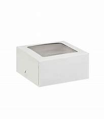 CAKE BOX 6X6X3 WITH WINDOW 200PCS