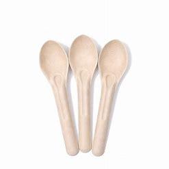 BAGASSE SPOON WRAPPED 750PCS