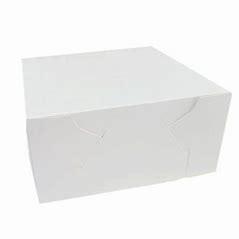 CAKE BOX 10X10X2.5 100PCS