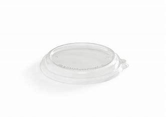24-32oz Round Bagasse Bowl Dome Lid PET 500pcs