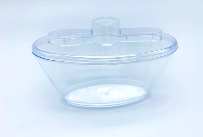 4OZ DESSERT KIT - BOWL, COVER, SPOON - 6SETS