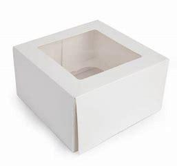 CAKE BOX 7X7X4 WITH WINDOW 4PK CUPCAKE 100PCS