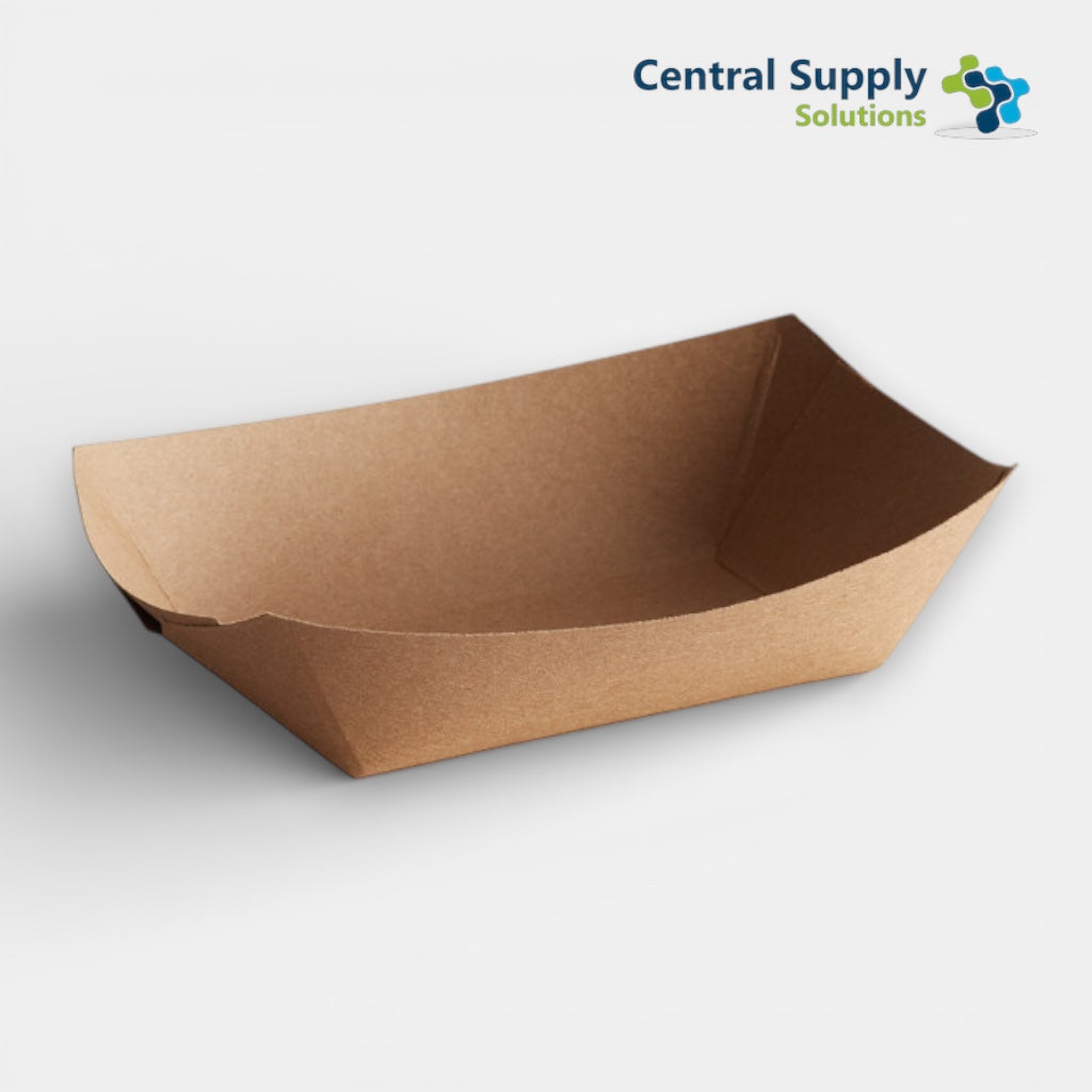 FOOD TRAY 5LB KRAFT 500PCS