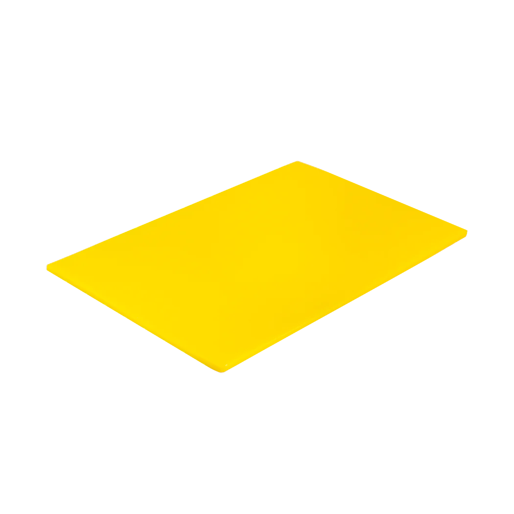 PE CUTTING BOARD YELLOW 15 X 20 X 1/2"