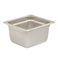 STEAM TABLE PAN 1/6 SIZE 4" ANTI-JAMMING