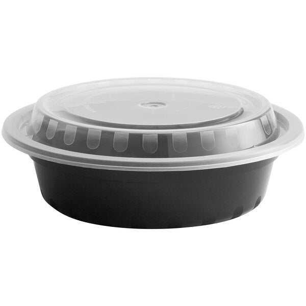 Microwavable Container - 16oz - 6" Round - 150 Sets