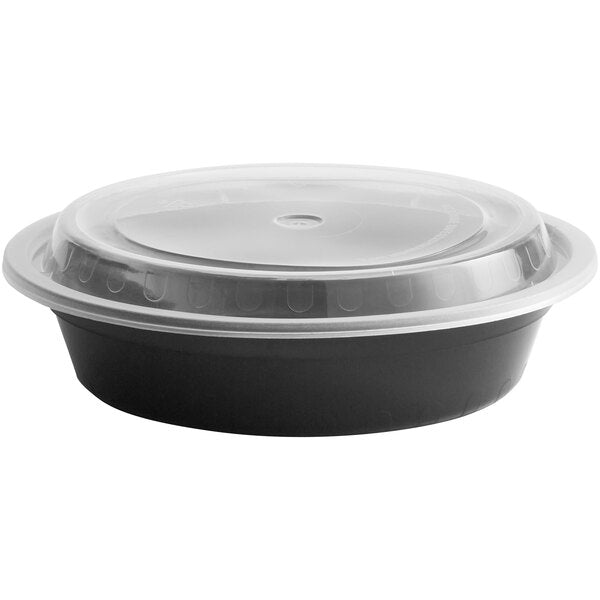 MICROWAVABLE CONTAINER 24OZ ROUND 7" 150 SETS