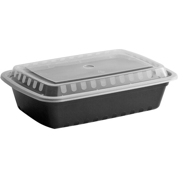 MICROWAVEABLE CONTAINER 38OZ RECTANGLE 150SETS