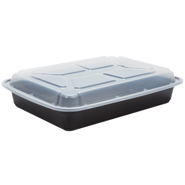 Microwavable Container - 58oz - Rectangular - 150 Sets