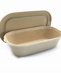 MICROWAVABLE BAGASSE OVAL CONTAINER 32OZ 150SETS