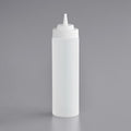 WIDE MOUTH SQUEEZE BOTTLE 24 OZ CLEAR SET OF 6