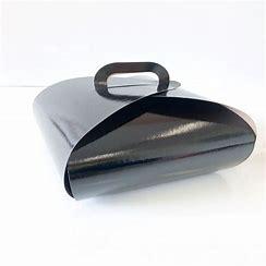 CAKE BOX TULIP BLACK QUAD WITH INSERT 100PCS