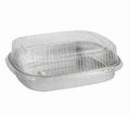 ENTREE CONTAINER WITH LID SILVER 72OZ 50EA
