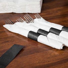 NAPKIN BANDS BLACK