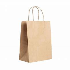 PAPER BAG WITH HANDLE KRAFT 13X7X13 250PCS