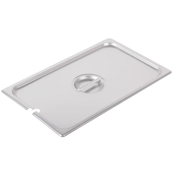 STEAM TABLE PAN COVER FULL SIZE NOTCHED