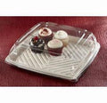 TRAY PULP 12IN SQUARE WITH LID 45PCS