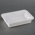 MICROWAVEABLE CONTAINER 38OZ RECTANGLE 150SETS