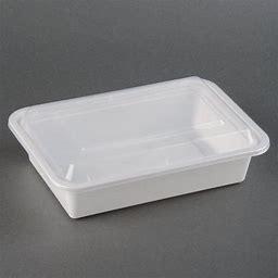 MICROWAVEABLE CONTAINER 38OZ RECTANGLE 150SETS
