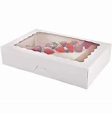 CAKE BOX 9X6X2.5 WITH WINDOW 200PCS