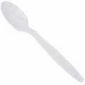 PLASTIC TEASPOONS - HEAVY DUTY - WHITE - 1000PCS