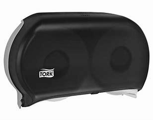 Tork 9" Twin Jumbo Tissue Dispenser Smoke