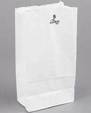 PAPER BAG 5LB WHITE 500PCS