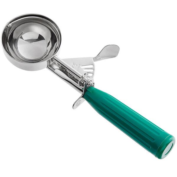 DISHER SIZE 12 SS 2.75 OZ GREEN HANDLE