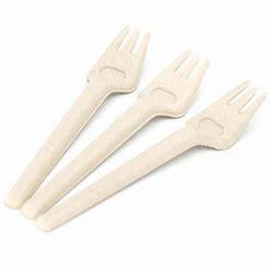 BAGASSE FORK WRAPPED 750PCS