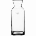 Pasabahce Village Carafe, 12 oz. rim full (with 6 oz. & 9 oz. fill lines), 6-3/4"H, (2"T; 2-1/2"B), clear, glass