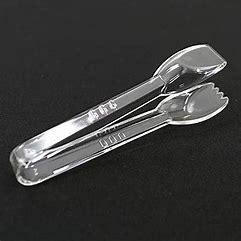 TONG CLEAR 6" 4/PK