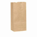 BAG PAPER 9.75X6X16.5 KRAFT 500PCS