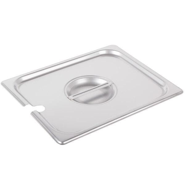 STEAM TABLE PAN COVER 1/2 SIZE NOTCHED