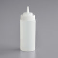 WIDE MOUTH SQUEEZE BOTTLE 16 OZ CLEAR SET OF 6
