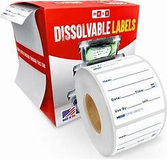 LABEL 2X2 DISOLVABLE 250PCS