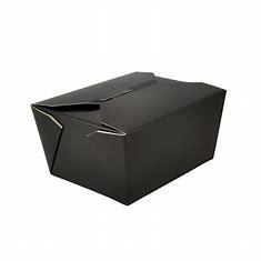 TAKE-OUT BOX #1 BLACK 300PCS