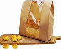 BAG PAPER BREAD WINDOWED 16X7X4 KRAFT 1000PCS