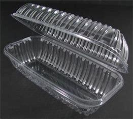 PLASTIC HINGED CONTAINER HOAGIE / STRUDEL 11.25 X 4 X 2.5 PET 250PCS