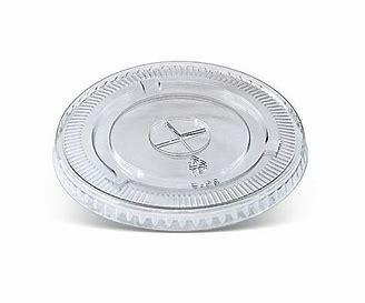 LID FLAT PET 10OZ 10 X 100PCS